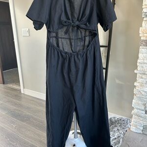 Esmée Black Jumpsuit with Cutout